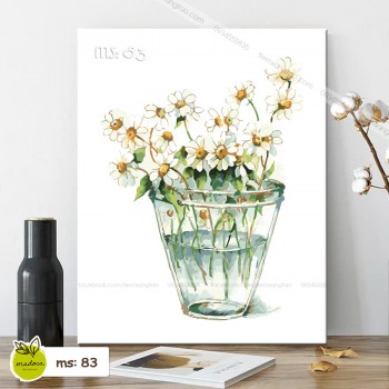 Tranh t&ocirc; m&agrave;u Hoa c&uacute;c nh&iacute;