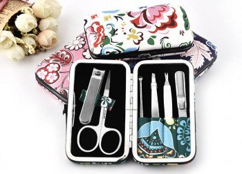 set nail hoa xanh