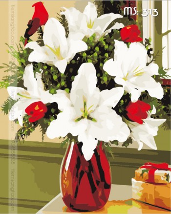 Tranh t&ocirc; m&agrave;u hoa ly ki&ecirc;u sa 313