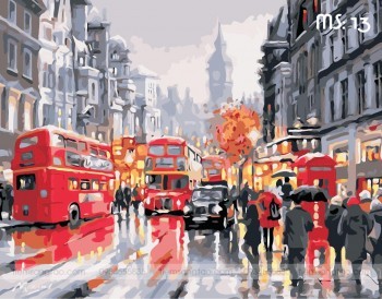 Tranh t&ocirc; m&agrave;u 50x65 london