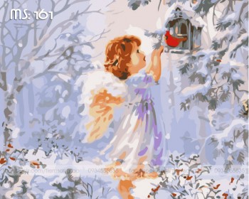 Tranh em b&eacute; thi&ecirc;n thần