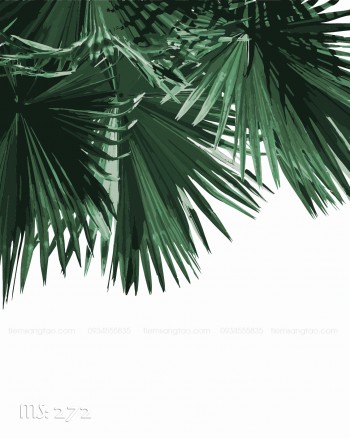 Tranh t&ocirc; m&agrave;u l&aacute; cọ 272