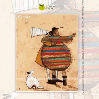 Tranh t&ocirc; m&agrave;u theo số B&ecirc;n nhau trọn đời khi&ecirc;u vũ T1042