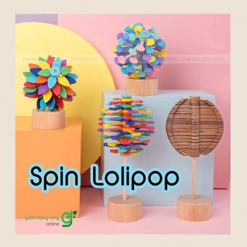 Spin Lolipop Gỗ