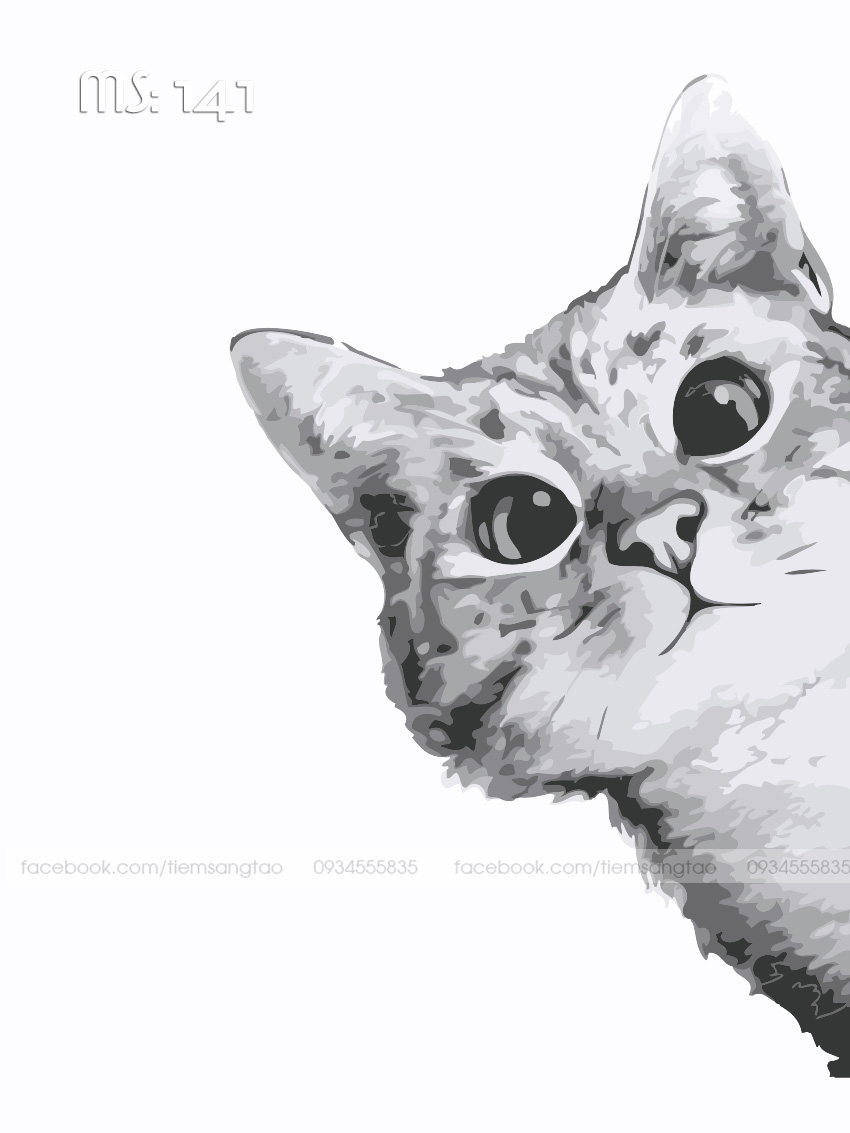 170 trang tô màu mèo dễ thương đáng yêu cho bé  Tranh Tô Màu cho bé