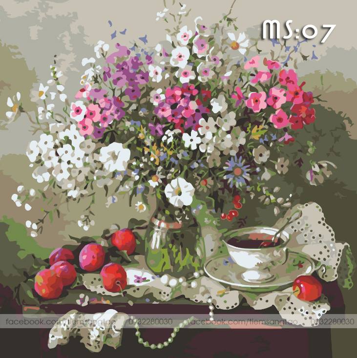 tranh t&ocirc; m&agrave;u theo số