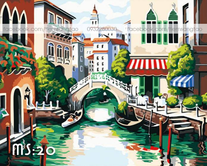 tranh t&ocirc; m&agrave;u theo số