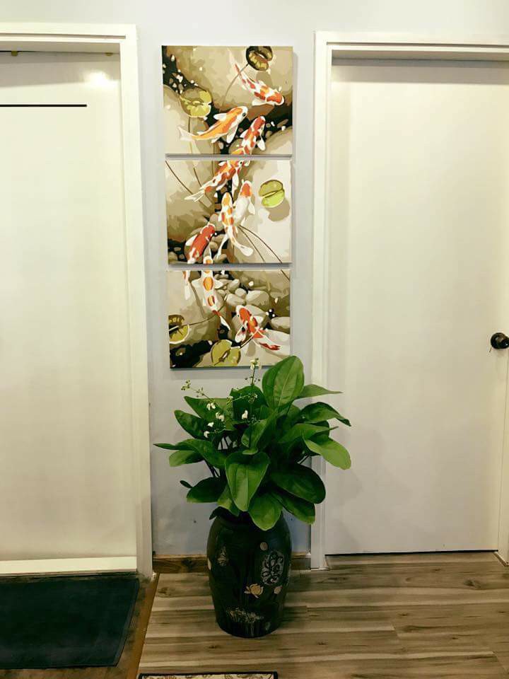 Feedback tranh t&ocirc; m&agrave;u si&ecirc;u dễ thương của kh&aacute;ch